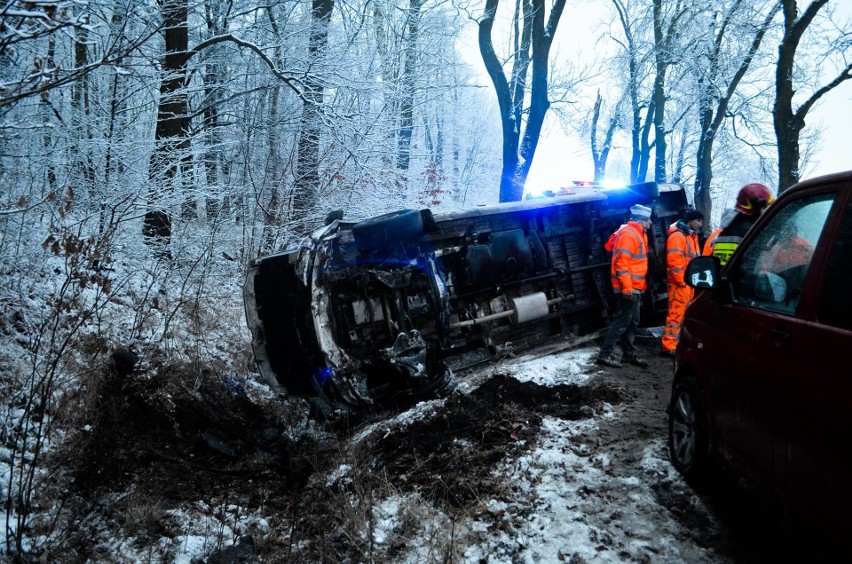 Wypadek w okolicy miejscowości Boniowice
