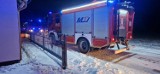 Poważny pożar w miejscowości Błażejewo. Właściciel ugasił ogień przed przybyciem strażaków. Trafił do szpitala