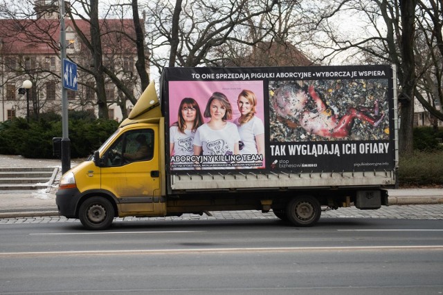 Furgonetka antyaborcyjna zatrzymana w Poznaniu