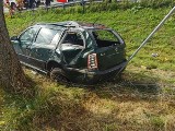 Głuchy. Wypadek na S8 na pasie w kierunku Białegostoku. Zderzenie dwóch samochodów osobowych. 17.08.2021