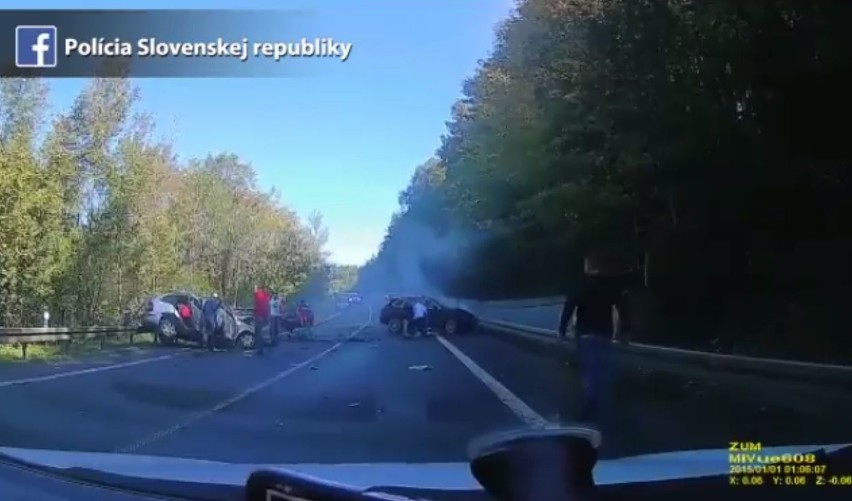 Do makabrycznego wypadku doszło na słowackich drogach....