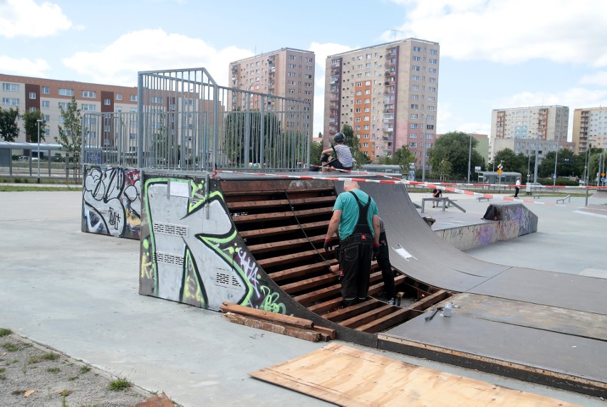 Skatepark przy Netto Arenie w remoncie. Usterki zagrażały bezpieczeństwu!