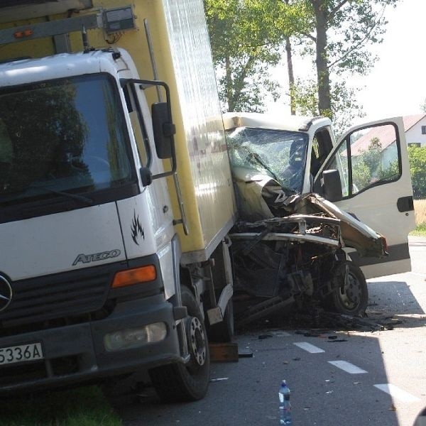 Wypadek wyglądał bardzo groźnie.