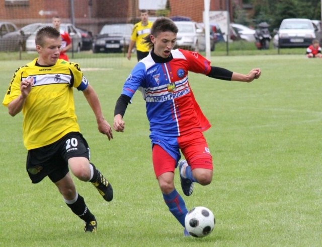 Michał Szotek, wychowanek Sparty Paczków, obecnie trenuje z Pogonią.