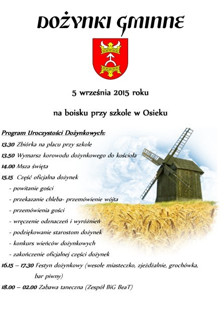 Dożynki gminne w Osieku (powiat brodnicki)