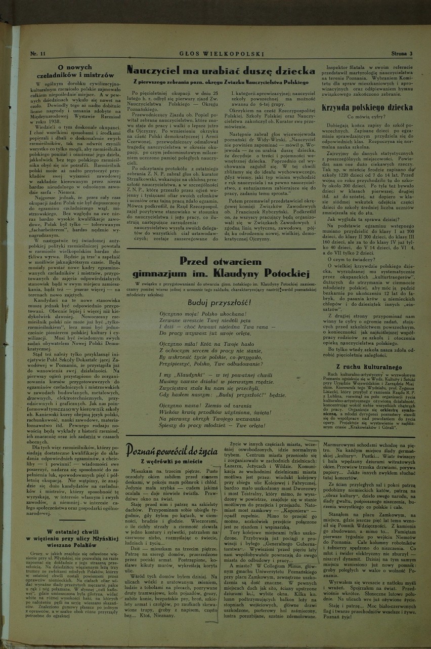 Głos Wielkopolski z 28 lutego 1945