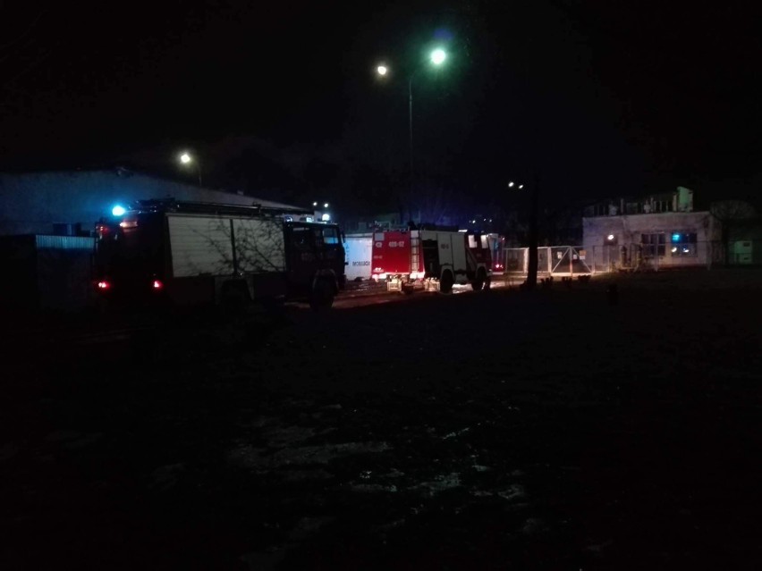Pożar wybuchł w lokalu przy ul. Elektrycznej w Brzegu.