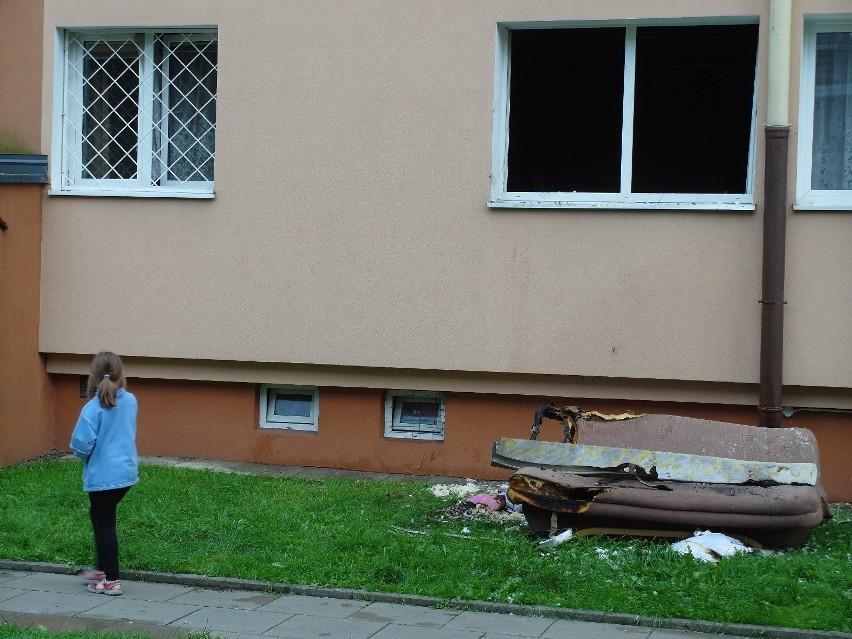 Pożar na Podgórnej w Łodzi. Jedna osoba poszkodowana w...