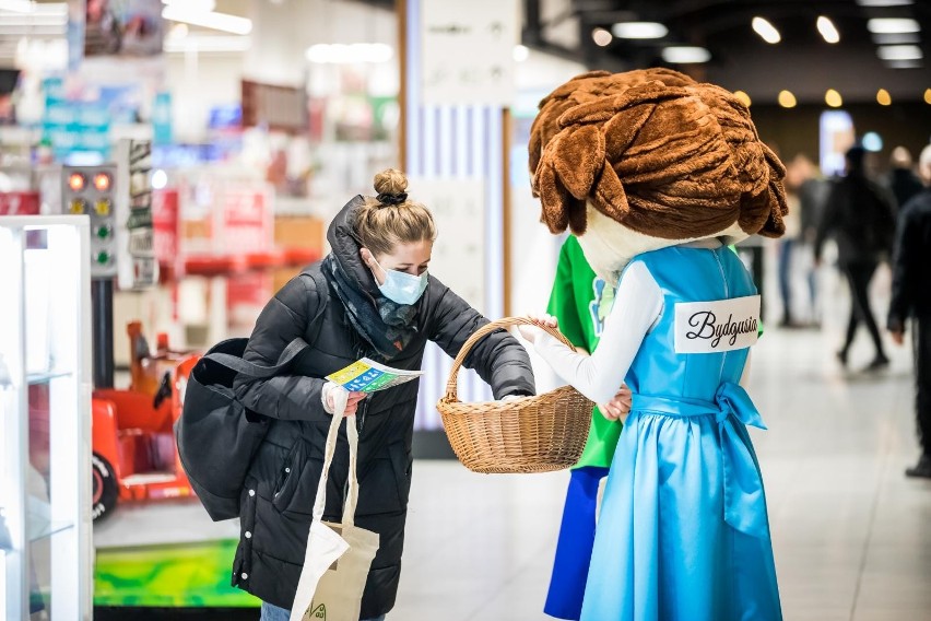 W piątek (21 stycznia) miejskie ekomaskotki Bydgusia i...