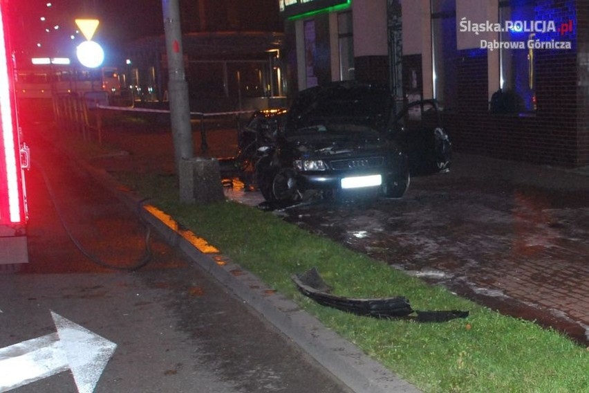 Wypadek w Dąbrowie Górniczej na Sobieskiego [ZDJĘCIA I NOWE FAKTY]