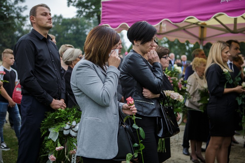 Rodzina i kibice pożegnali Krystiana Popielę [ZDJĘCIA]