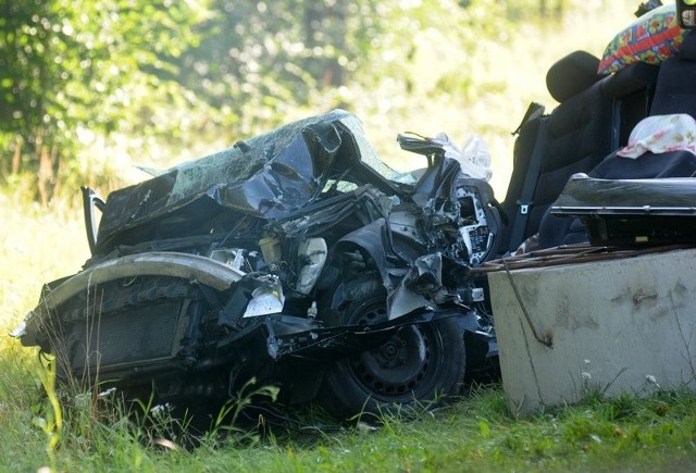 Tak wyglądał samochód Rosjan, najciężej poszkodowanych w sobotnim wypadku