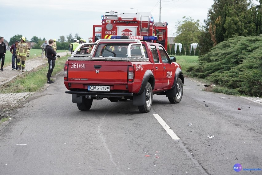Wypadek w gminie Choceń pod Włocławkiem