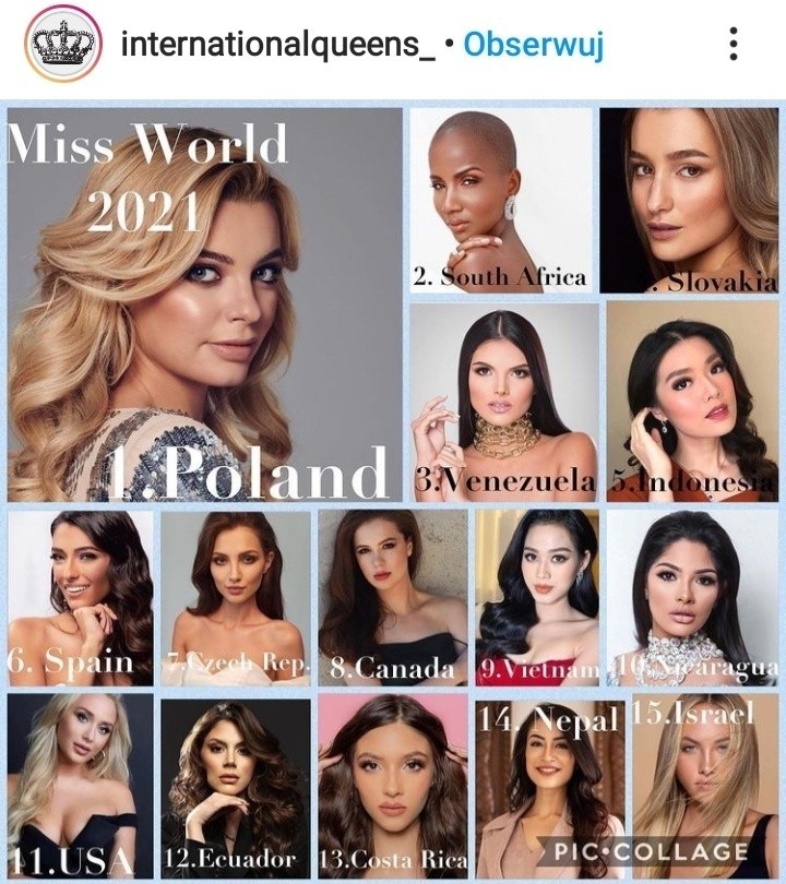 Zwyżkujące notowania Miss Polonia z Łodzi na giełdzie przed konkursem Miss World
