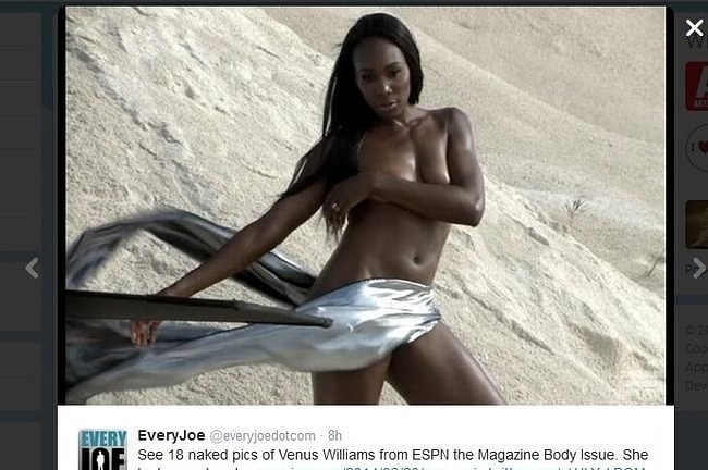Venus Williams (fot. screen z Twitter.com)