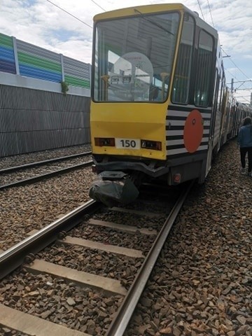 Zderzenie tramwajów na Jaśmienowej