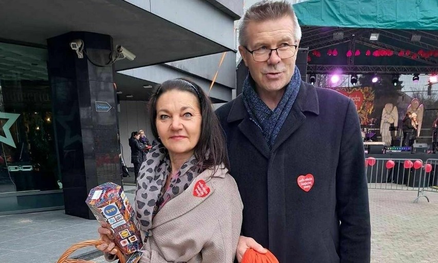 Prezydent Kielc Bogdan Wenta z żoną Iwoną w roli...