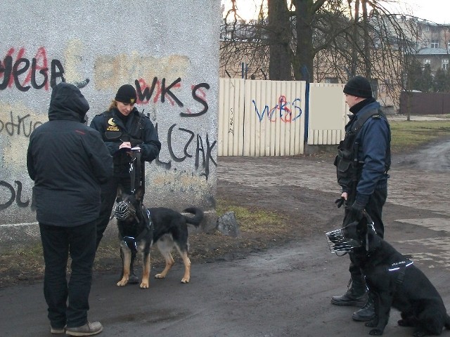 Patrol podczas akcji.