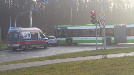 Zderzenie z autobusem