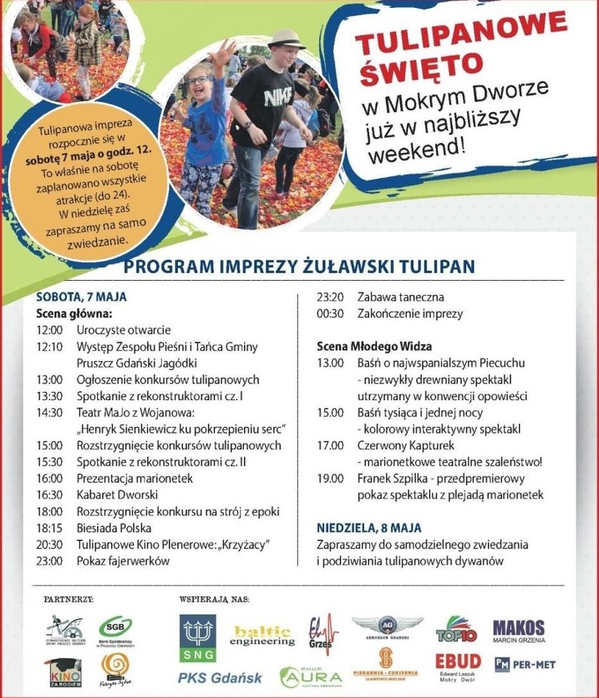 Żuławski Tulipan w Mokrym Dworze już w ten weekend [PROGRAM]