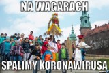 Pierwszy dzień wiosny MEMY. Koronawirus spalony zamiast Marzanny. Dzień Wagarowicza odwołany przez kwarantannę. Uczniowie wagarują w domach 