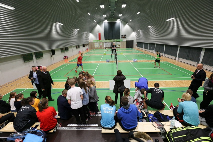 Otwarcie nowej hali badmintonowej przy Zespole Szkół nr 6 w...