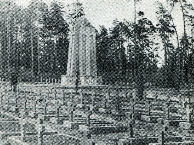 Cmentarz wojskowy w Zwierzyńcu, 1939 r.
