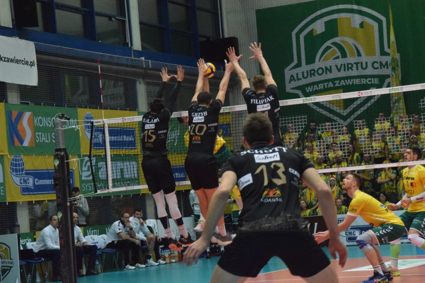 Aluron Virtu CMC Zawiercie - Trefl Gdańsk 0:3. Kibice znów bez powodów do radości ZDJĘCIA