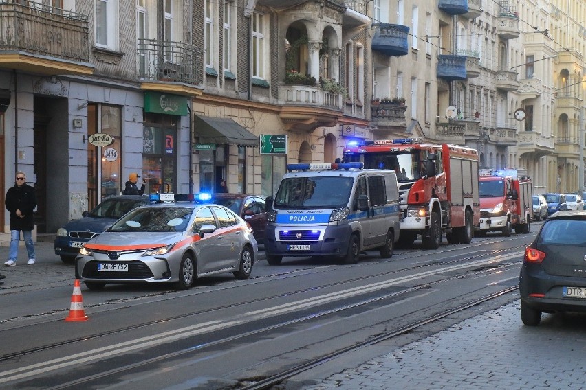 Wrocław: Pożar na Piastowskiej. Objazdy tramwajów