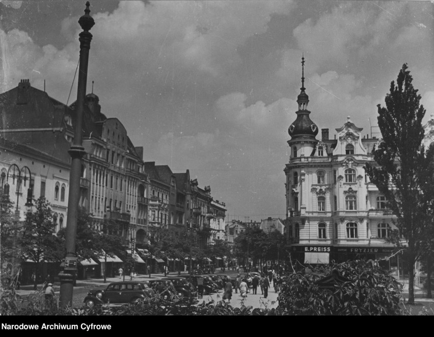 Róg ul. Gdańskiej i Placu Wolności. Lata 1934 - 1939.