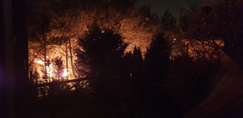Pożar samochodu dostawczego na ul. Popielskiego, 25.03.2022