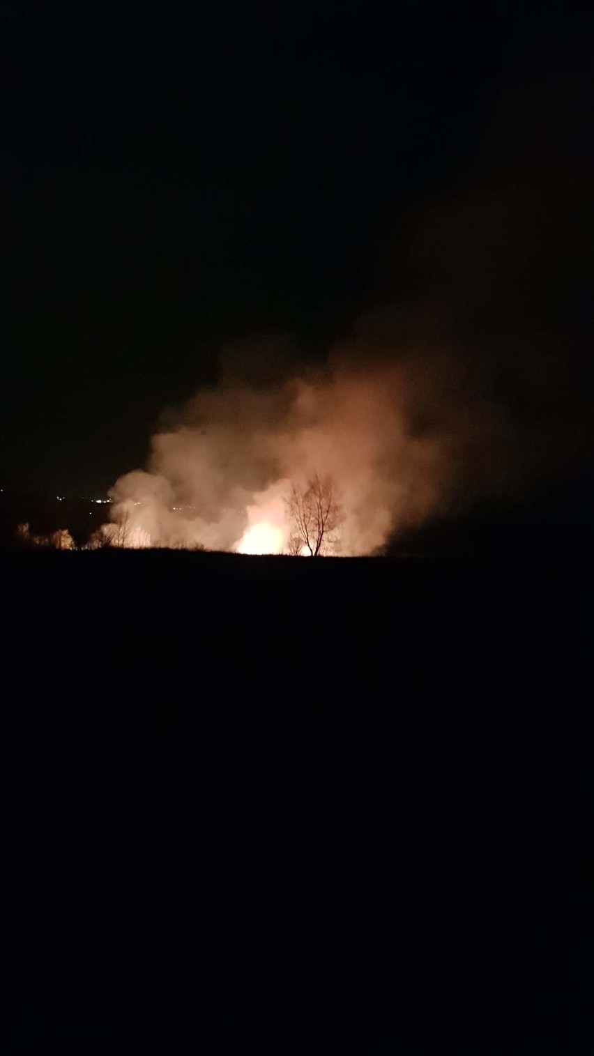 Pożar w Malawie. Płoną łąki na wzgórzu Magdalenka [ZDJĘCIA INTERNAUTY]
