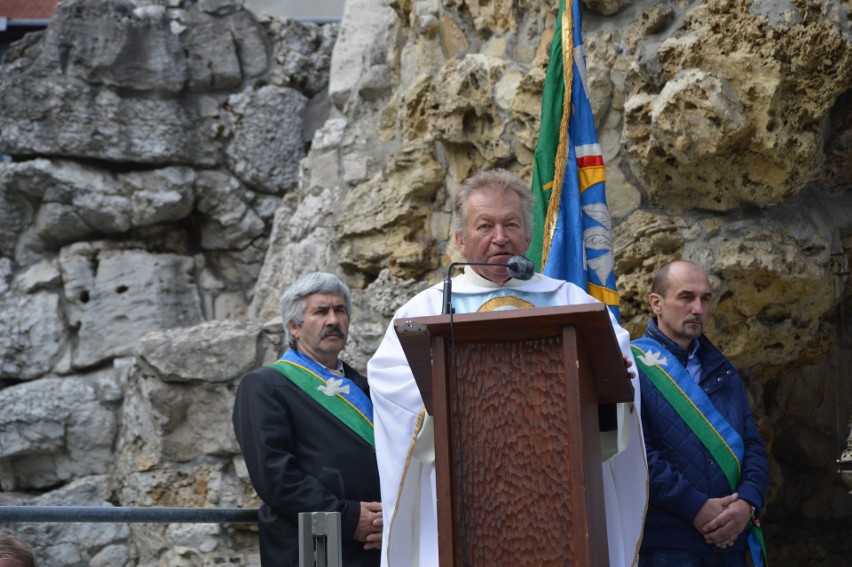 Pielgrzymka hodowców gołębi na Górę św. Anny