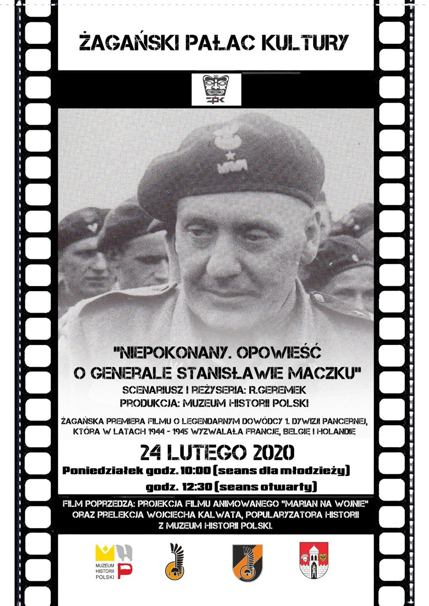 Żagań. Już jutro film o generale Maczku, jedynym polskim strategu, który podczas II wojny światowej nie przegrał ani jednej bitwy.