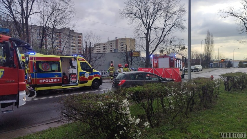 Wypadek na ul. Ozimskiej w Opolu