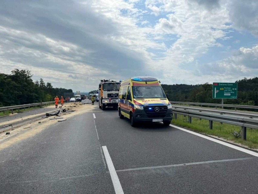 Do wypadku doszło na jezdni prowadzącej w kierunku Szczecina
