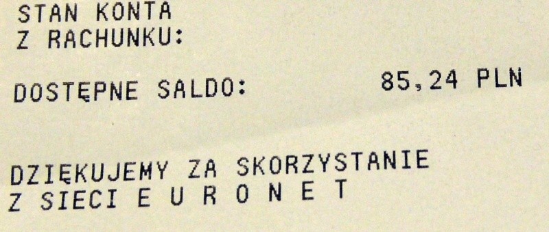 Zostało jej 85 zł... Bankomat nie wypłacił, pieniądze zniknęły