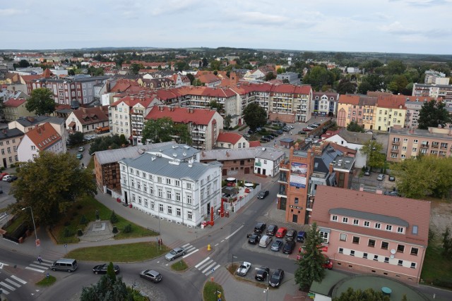 Współczesny widok z wieży kościoła Mariackiego