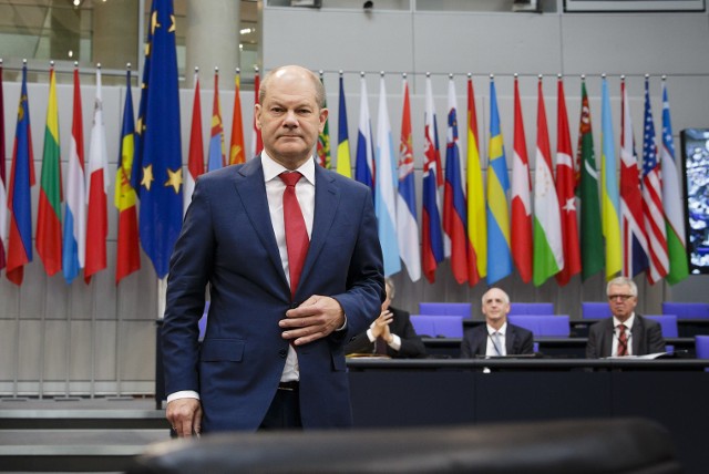 Olaf Scholz: Nikt nie powinien zakładać, że "imperialistyczny" Putin nie zaatakuje innych krajów