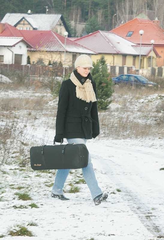 Weronika Cwojdzińska z Droszkowa jest zwolenniczką połączenia z miastem. Przede wszystkim ze względów... cywilizacyjnych.