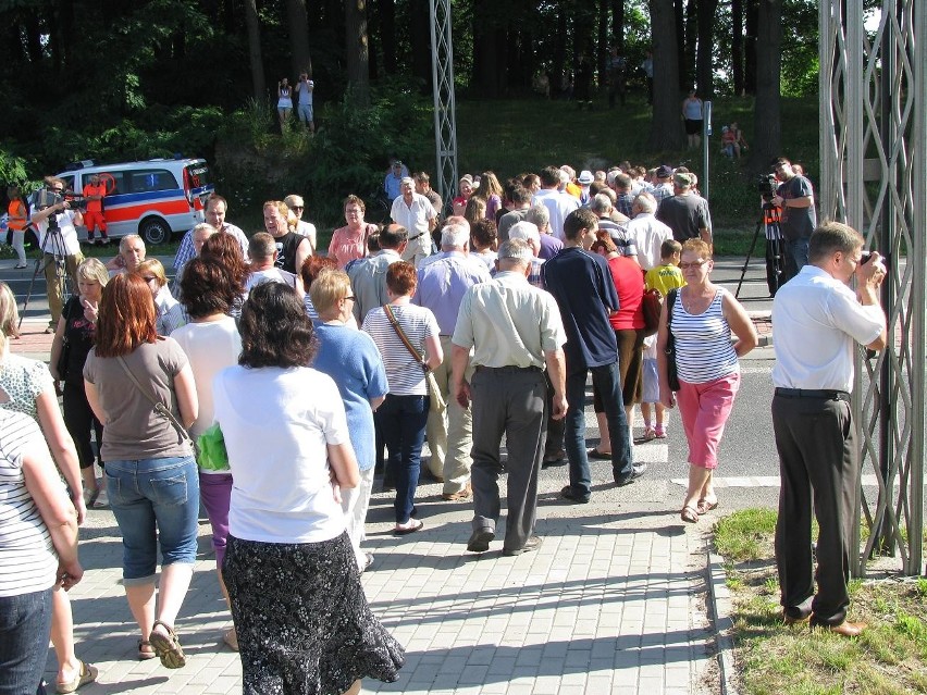 Blokada obwodnicy Sędziszowa Małopolskiego...