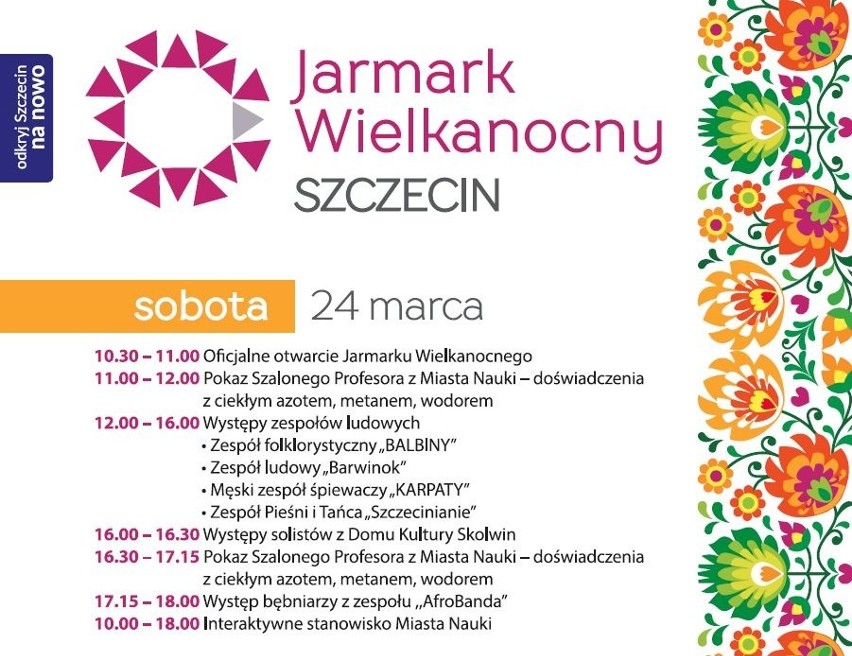Jarmark Wielkanocny w Szczecinie 2018. Dwa dni atrakcji na Alei Kwiatowej [PROGRAM]