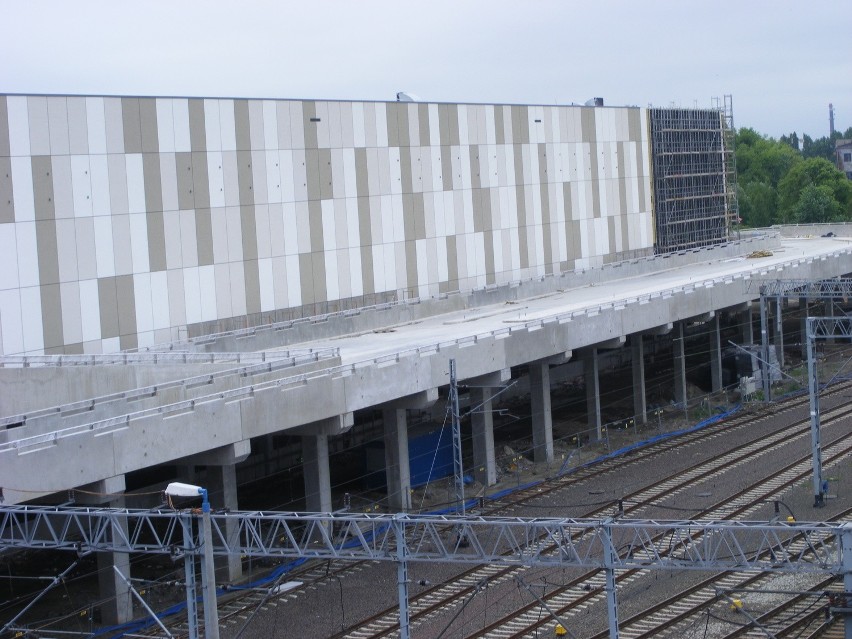 Na budowie Poznań City Center i dróg dojazdowych do galerii