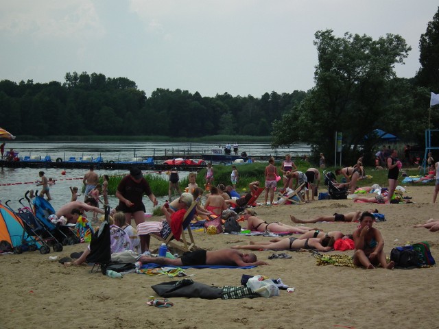 Poznaniacy szukają ochłody nad wodą