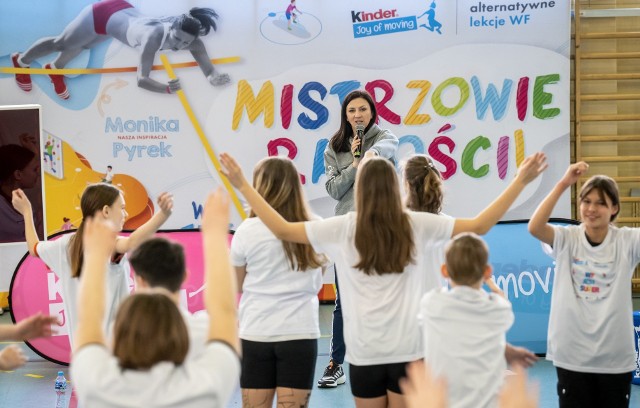 Dzieci z Osielska i Maksymilianowa miały dużą frajdę ćwicząc z Moniką Pyrek, była znakomitą lekkoatletką