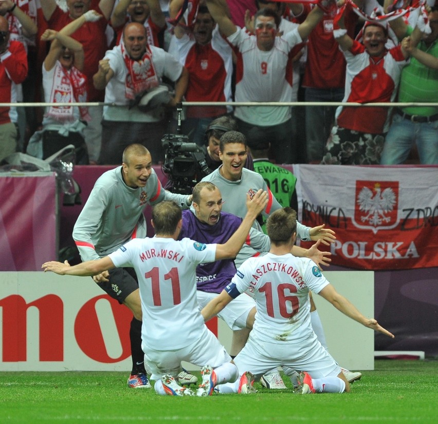 Euro 2012: Radość po golu Błaszczykowskiego z Rosją