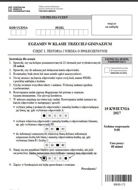 Egzamin gimnazjalny: Historia i WOS 2017 (PYTANIA, ODPOWIEDZI) Dochody Unii Europejskiej na wos-ie