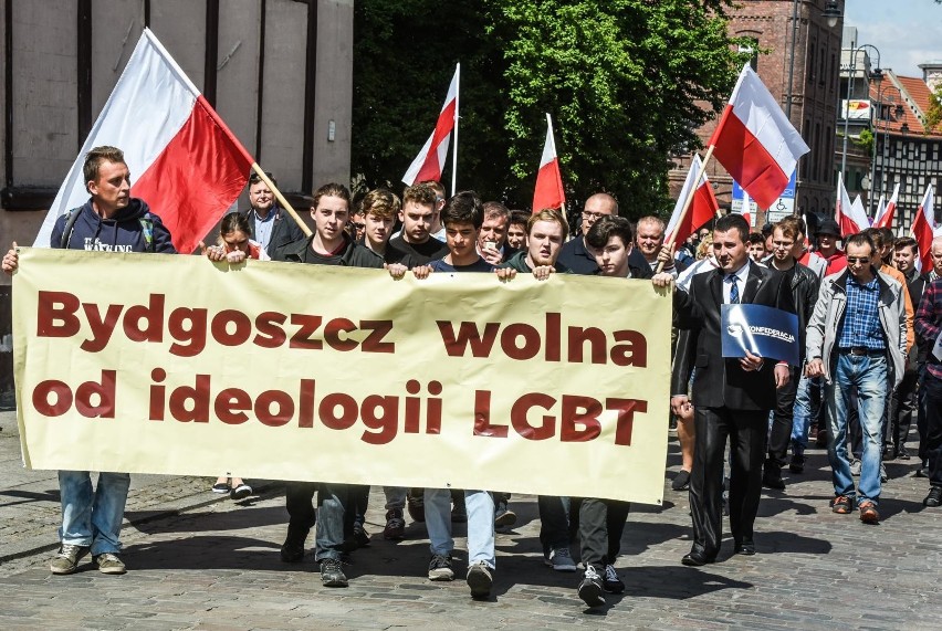 11.05.2019 Bydgoszcz Marsz Normalnosci przeciw  LGBT