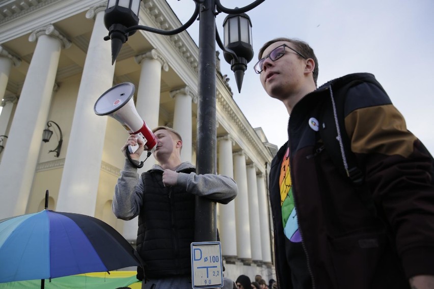 18.03.2019 Warszawa, Protest przeciwko deklaracji LGBT