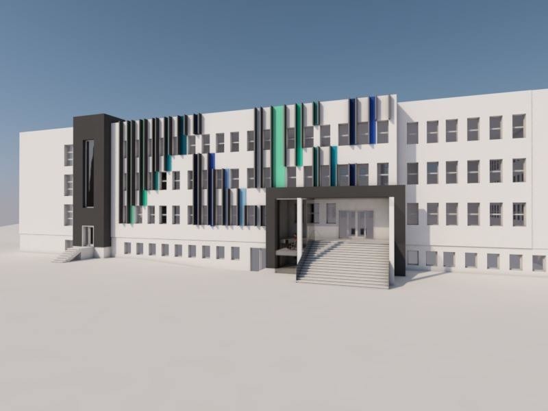 Tak będzie wyglądał budynek PCPR przy Szpitalnej w Żninie....